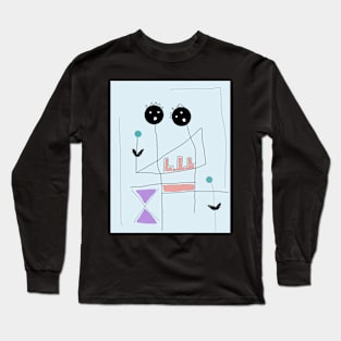 The Kids on the Outskirts Stick Figure Long Sleeve T-Shirt